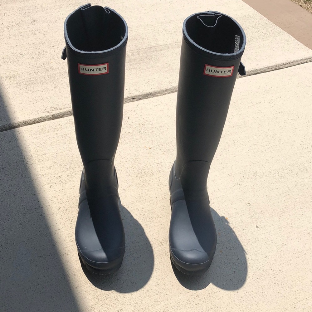 Original Tall Navy Blue Hunter Boots